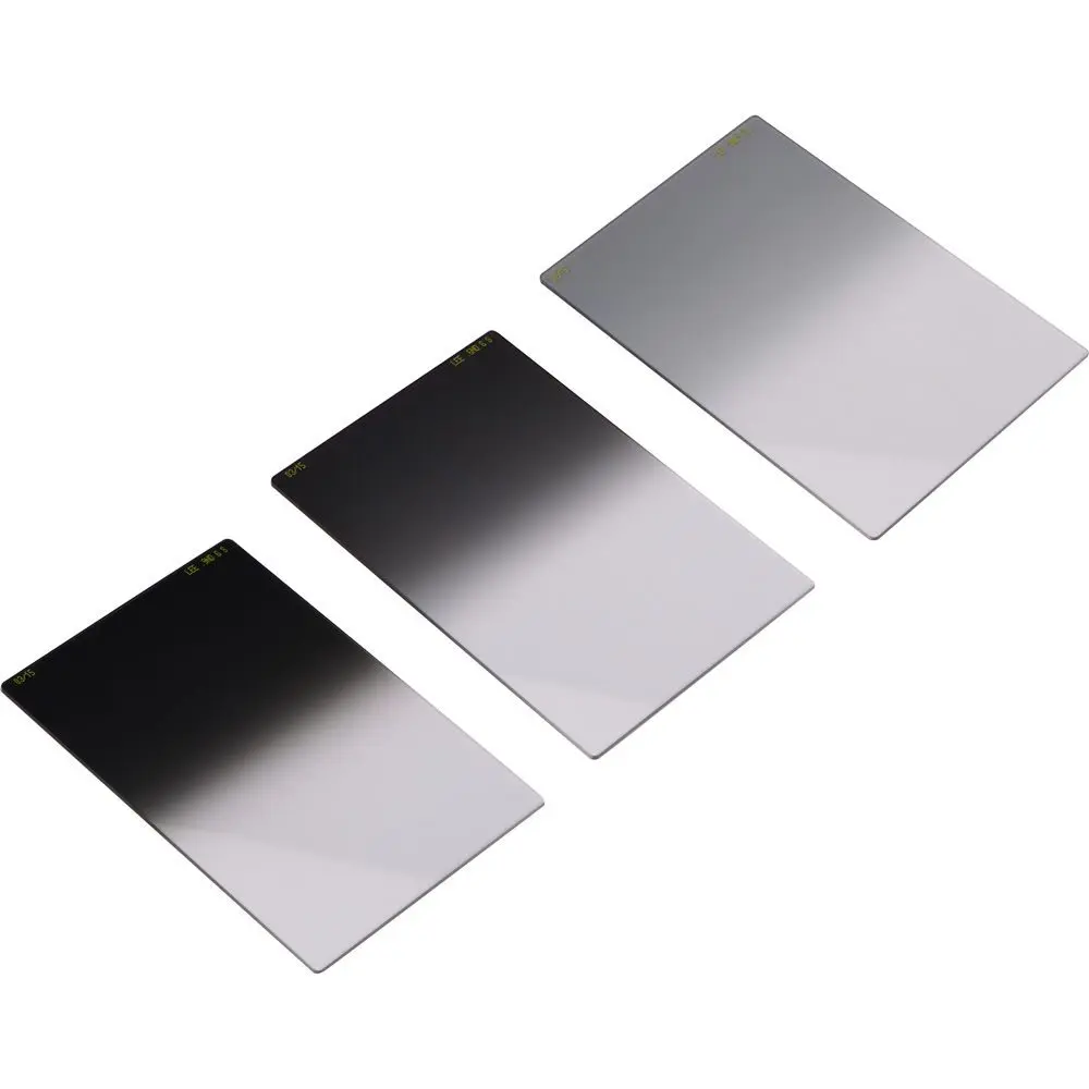 Three graduated neutral density filters.