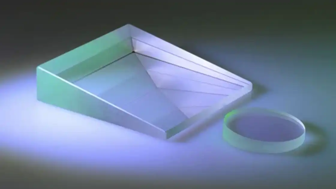 Optical prism and lens.