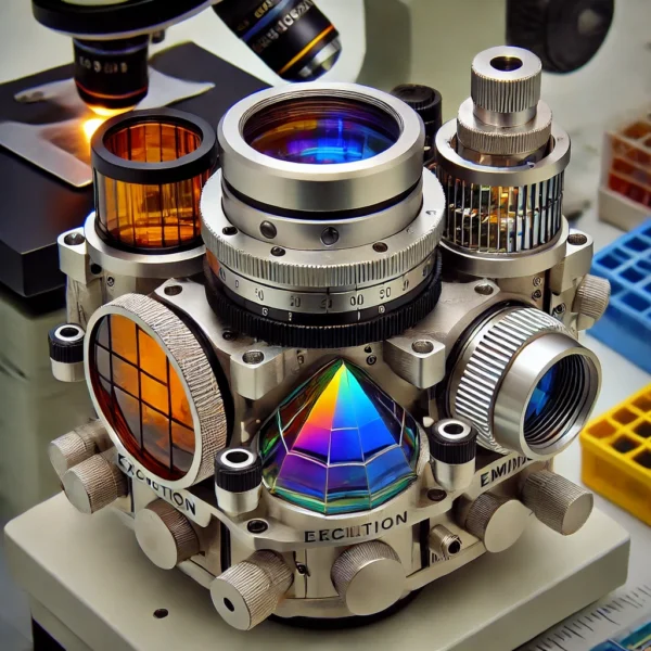 Example of fluorescence filter sets