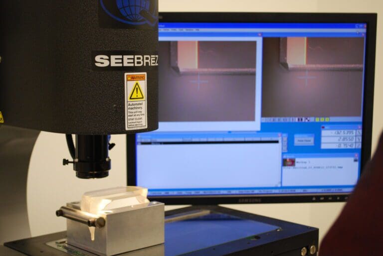 SeeBrez automated optical measuring machine.