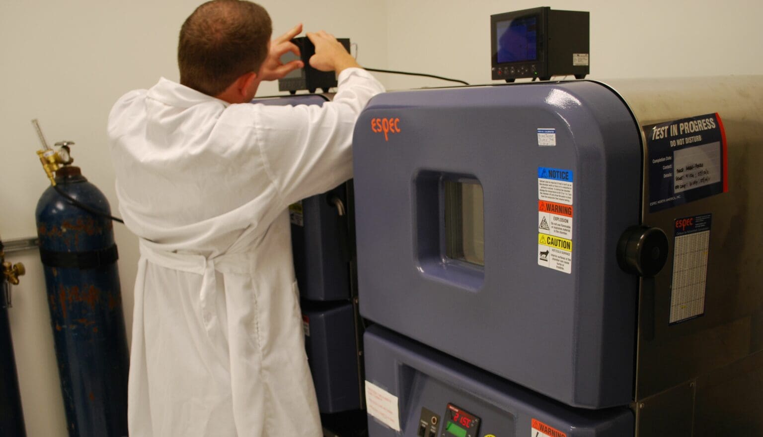 Environmental chamber testing